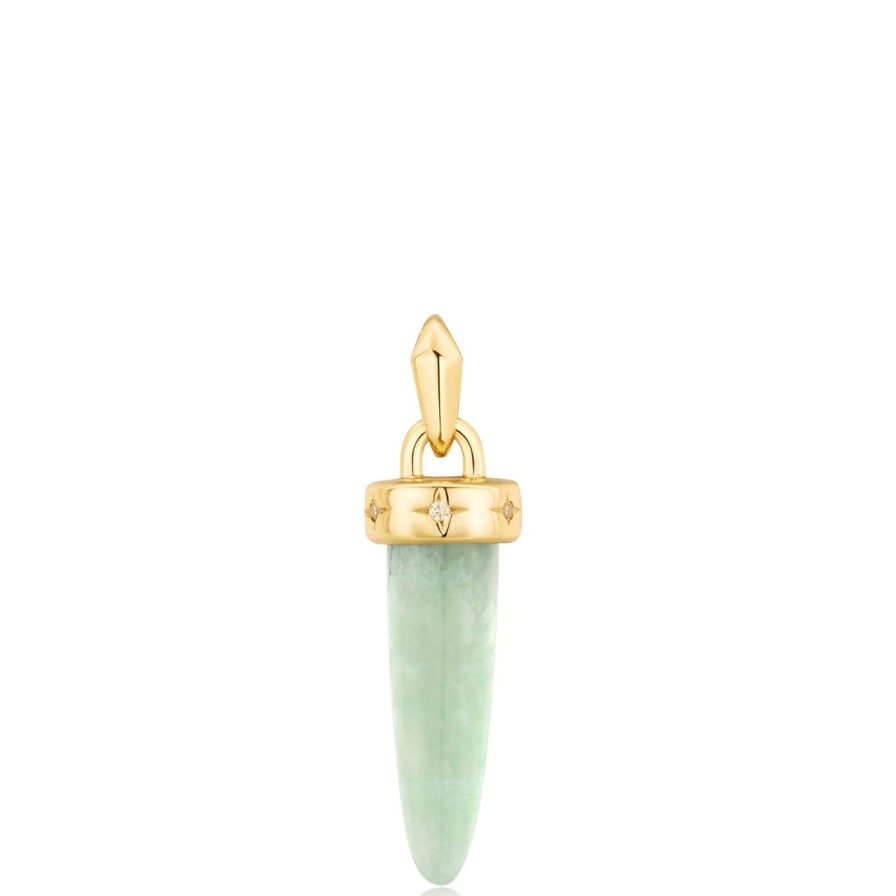 Ania Haie Pop Charm Ania Haie Pop Charms Gold Amazonite Drop Charm Online