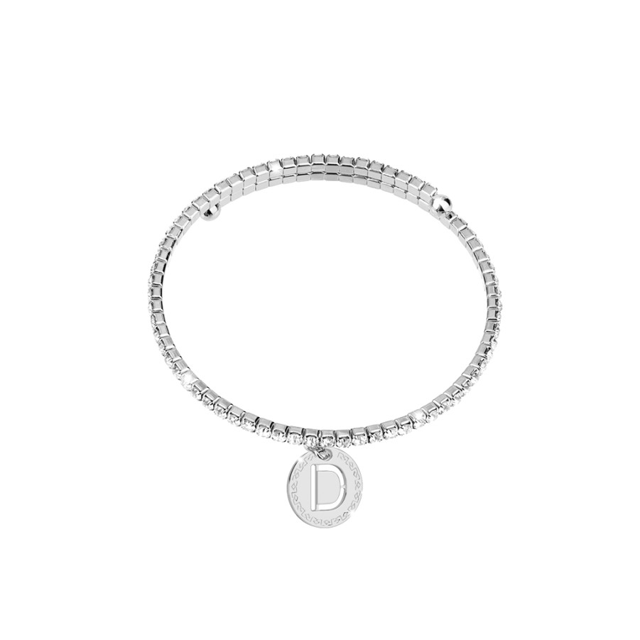 Rebecca My World Rebecca My World Silver Glam Bangle - D Clearance