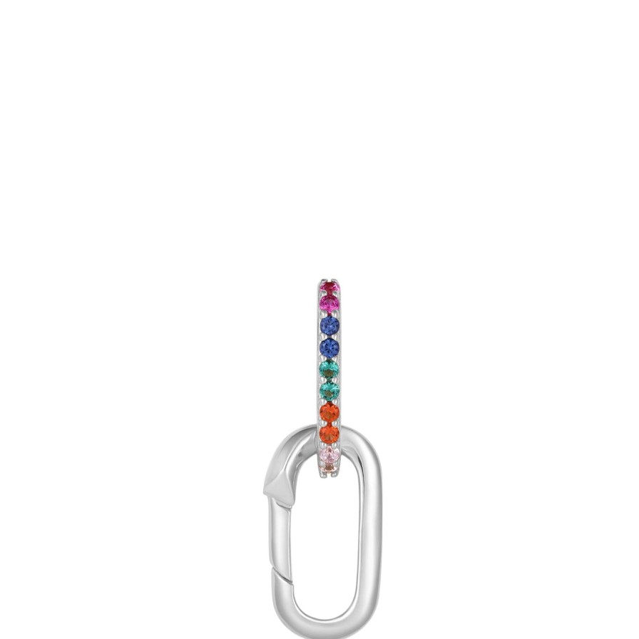 Ania Haie Pop Charm Ania Haie Pop Charms Silver Rainbow Charm Connector Hot