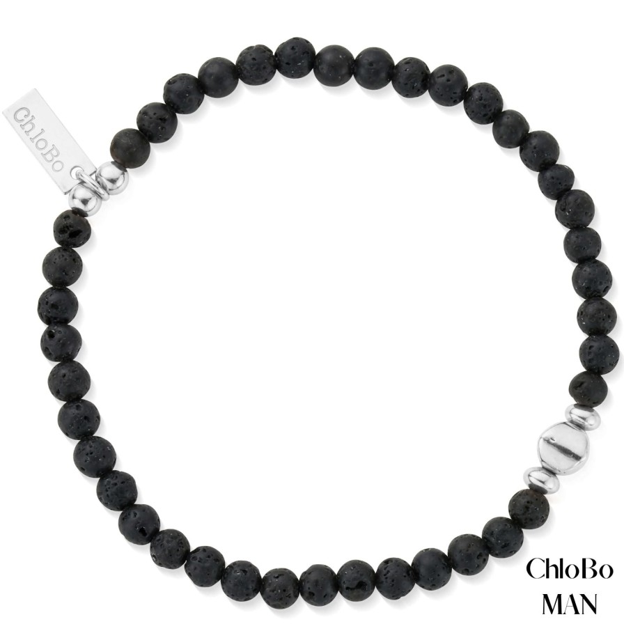 ChloBo MAN Chlobo Man - Black Lava Bracelet Hot