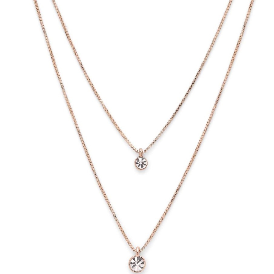 Pilgrim Pilgrim Lucia Necklace - Rose Gold Online