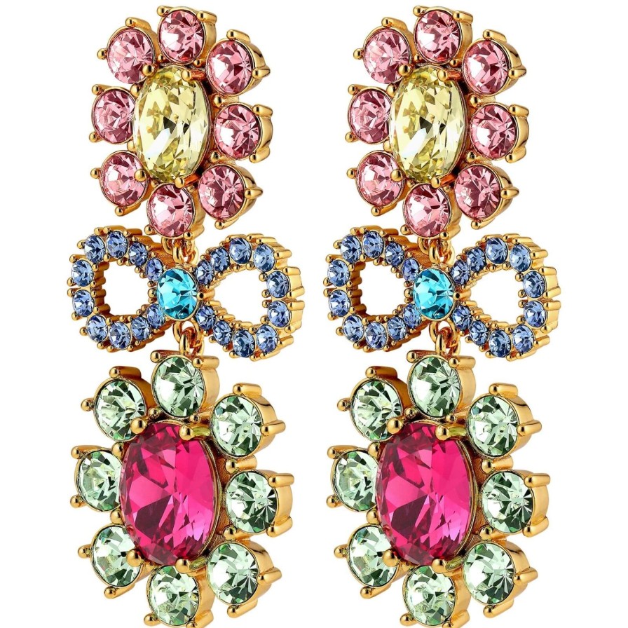 Dyrberg Kern Dyrberg Kern Lillian Gold Earrings - Pastel Best