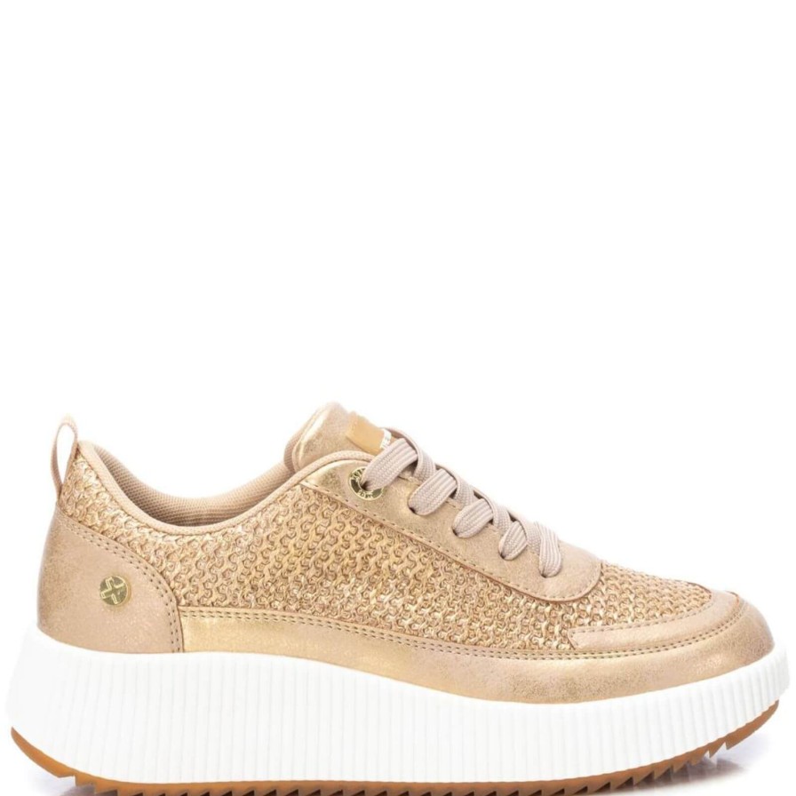 XTI Xti Gold Dressy Sneakers New