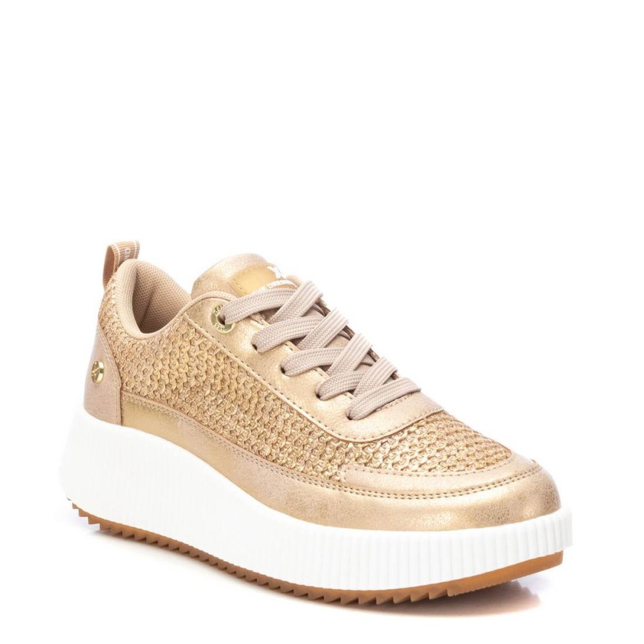 XTI Xti Gold Dressy Sneakers New