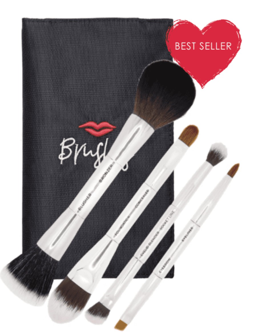 Donna May London Donna May Essentials Brush Set - Black Wholesale