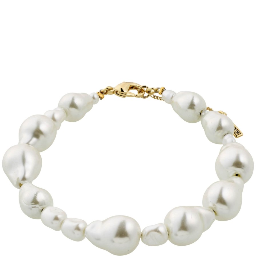 Pilgrim Pilgrim Willpower Pearl Gold Bracelet Wholesale