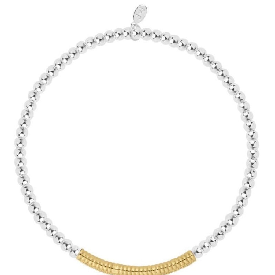 Joma Joma Two Tone Pave Ball Bracelet Clearance