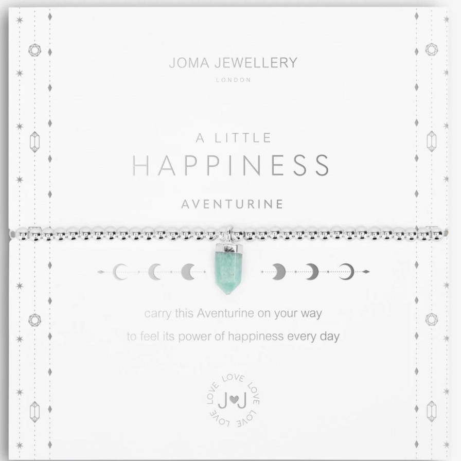 Joma Joma Affirmation Crystal A Little 'Happiness' Aventurine' Bracelet Wholesale