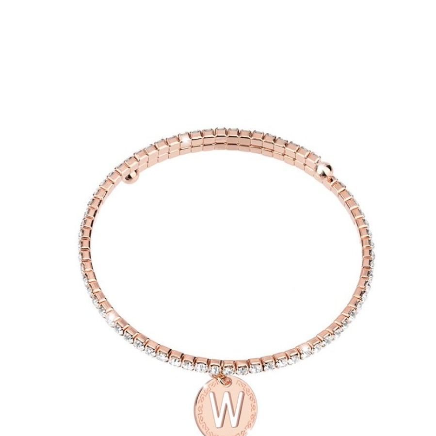 Rebecca My World Rebecca My World Rose Gold Glam Bangle - W Wholesale