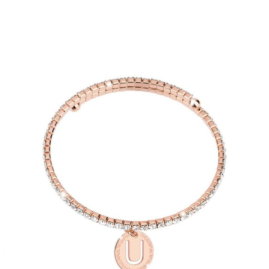 Rebecca My World Rebecca My World Rose Gold Glam Bangle - U Hot