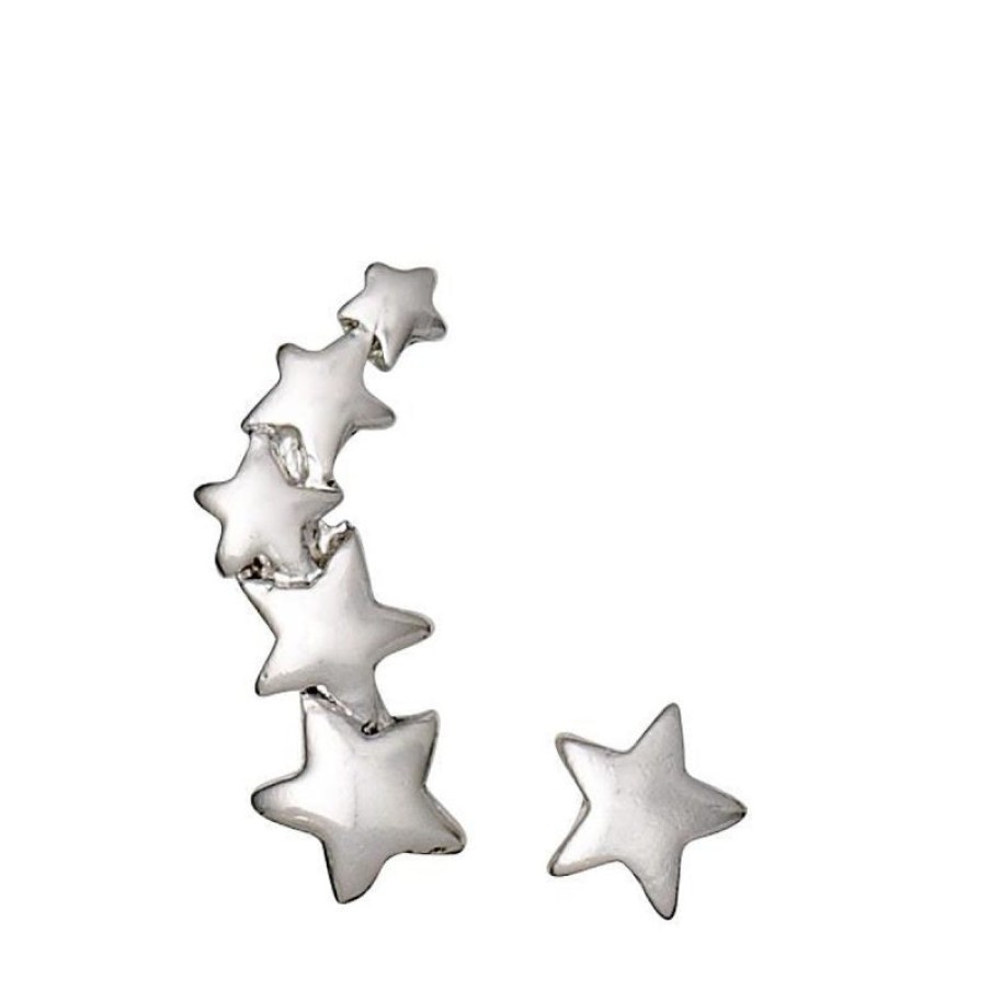 Pilgrim Pilgrim Ava Silver Star Stud Earrings Wholesale