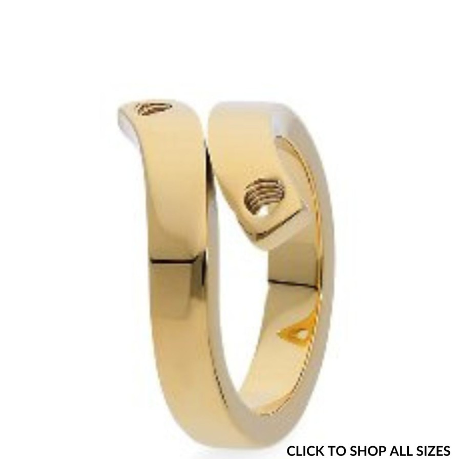 Qudo Qudo Due Ring Band - Gold Clearance