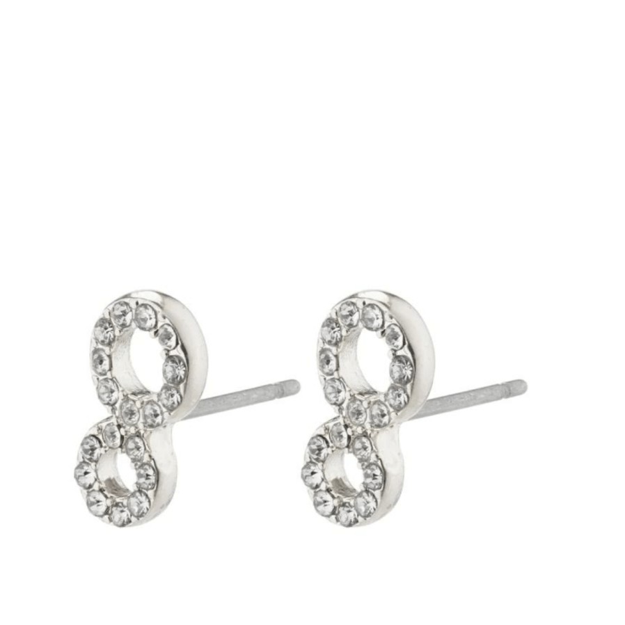 Pilgrim Pilgrim Rogue Silver Circles Earrings Clearance