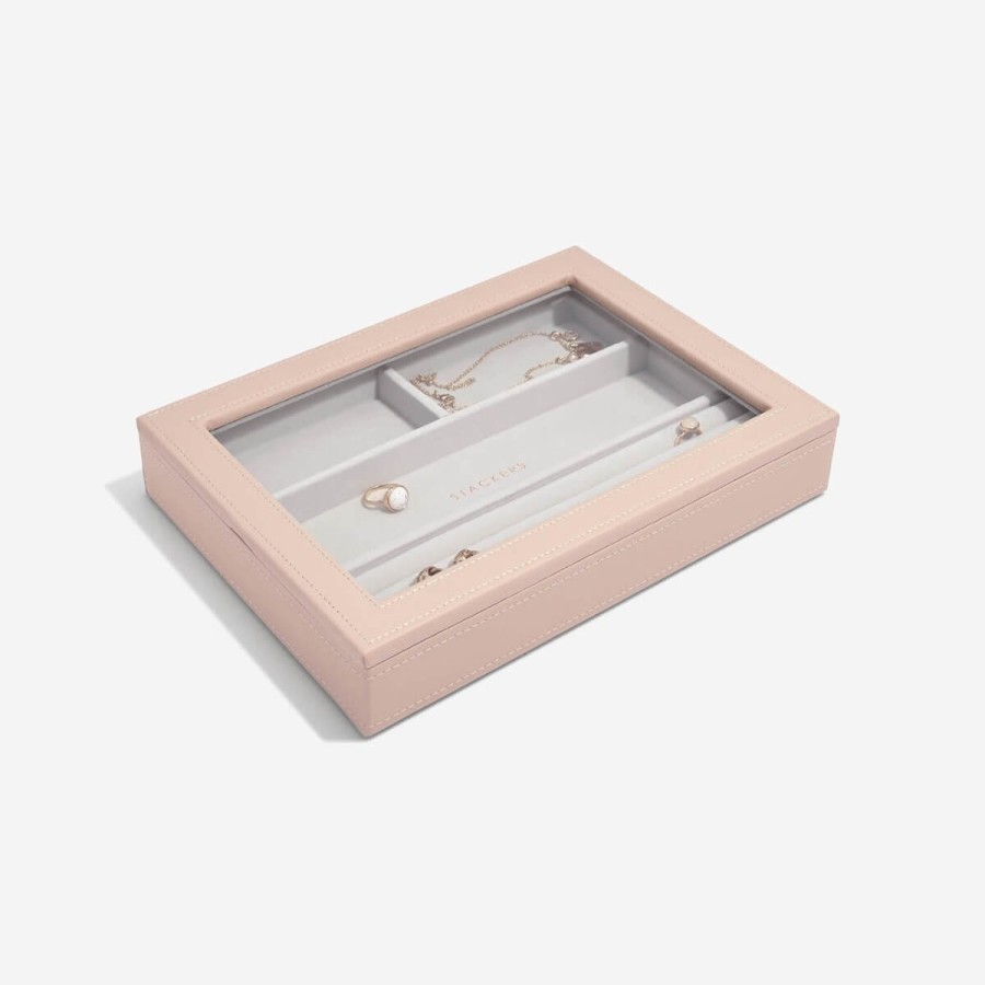 Stackers Stackers Classic Jewellery Box (Glass Lid) - Blush Pink Best