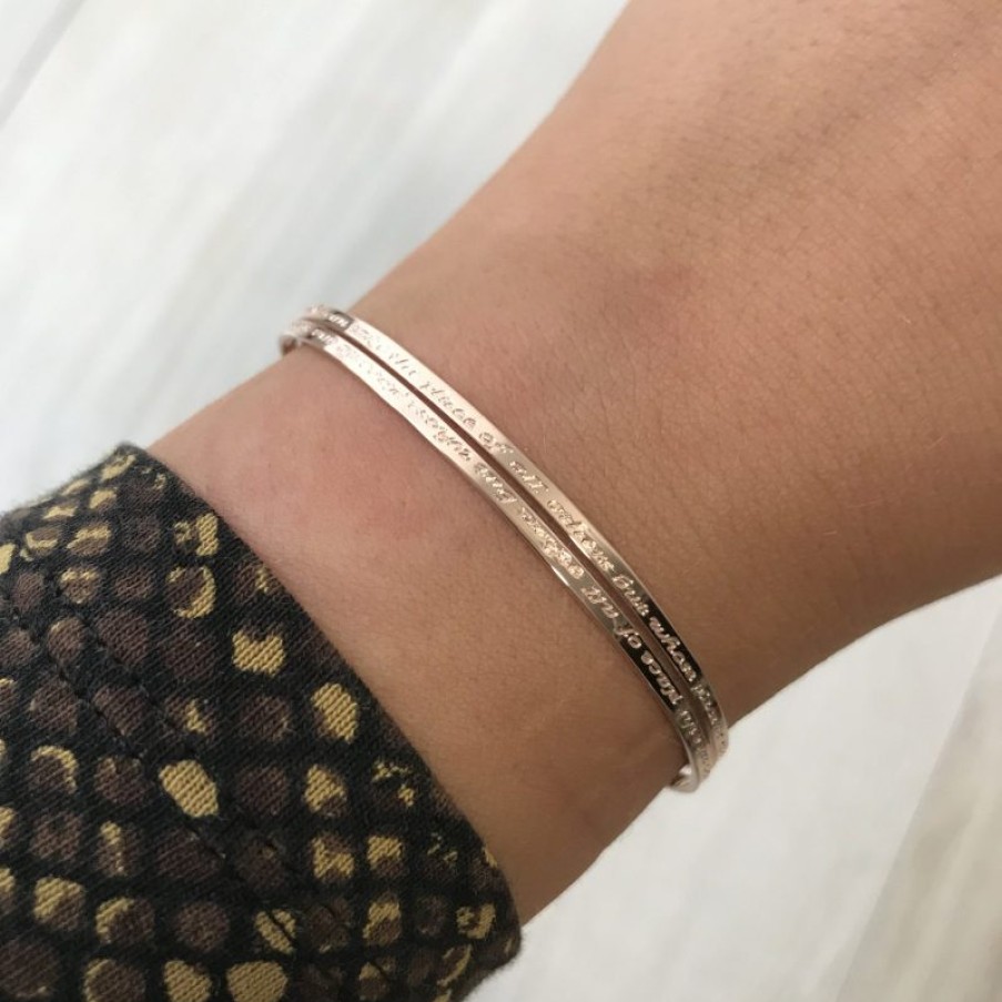 Rebecca Rebecca Rose Gold Ninna Nanna Bangle Wholesale