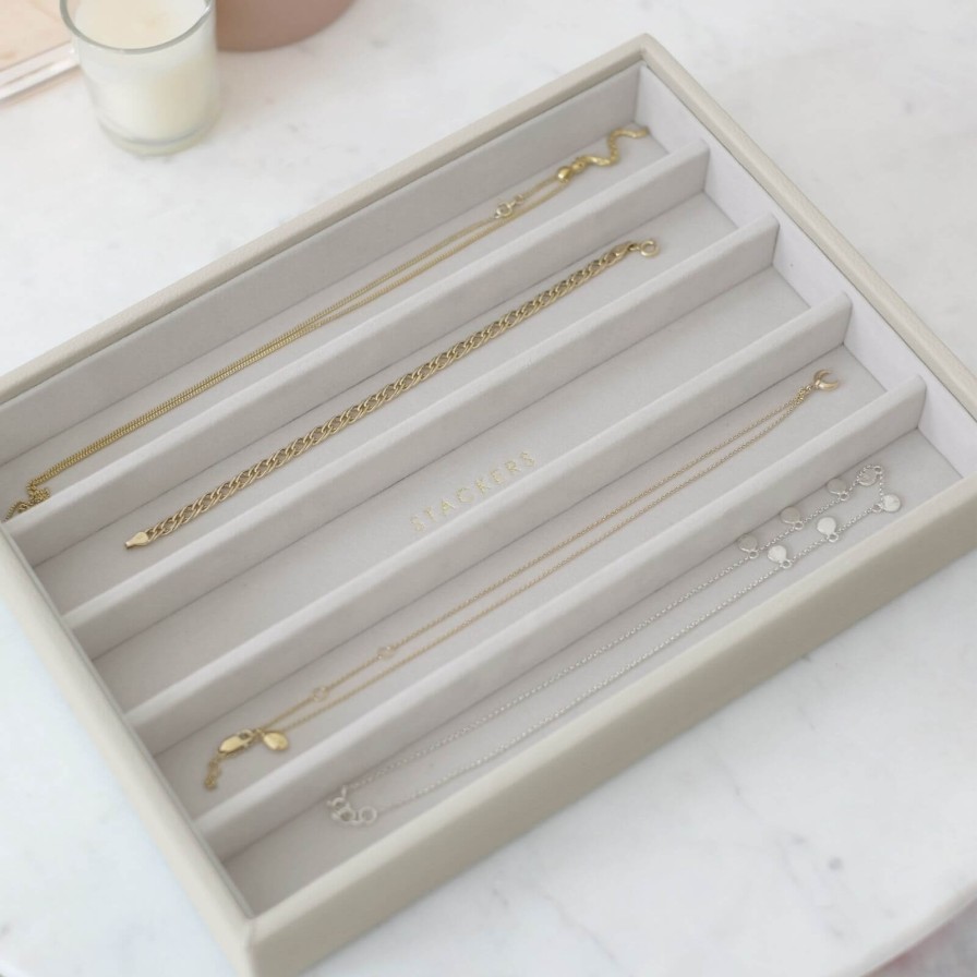 Stackers Stackers Classic Jewellery Box (5 Section Layer) - Oatmeal Online