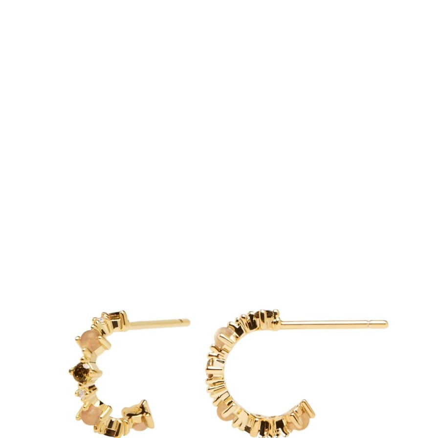 PDPAOLA Pdpaola Gold Glory Hoop Earrings Online