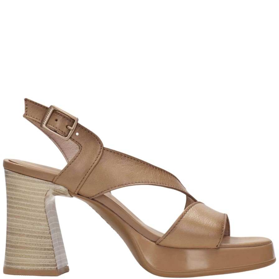 Hispanitas Hispanitas Pale Tan Leather Platform Sandals Best