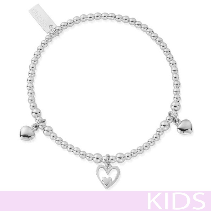 ChloBo Chlobo Kids Triple Heart Bracelet Best