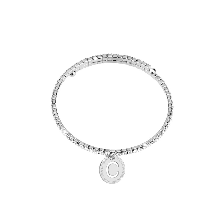 Rebecca My World Rebecca My World Silver Glam Bangle - C Best