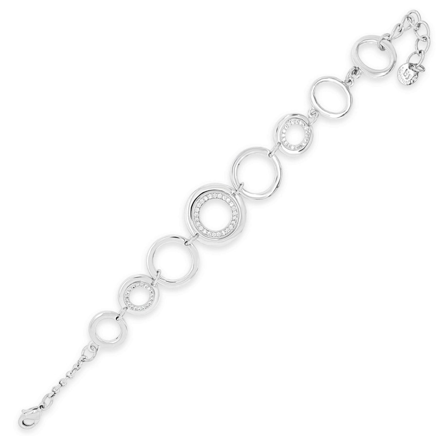 Absolute Absolute Silver Circle Bracelet Clearance