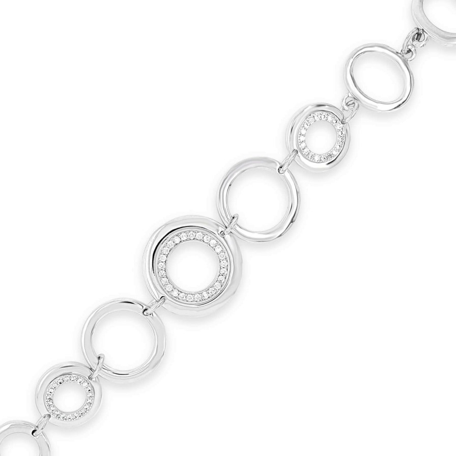 Absolute Absolute Silver Circle Bracelet Clearance