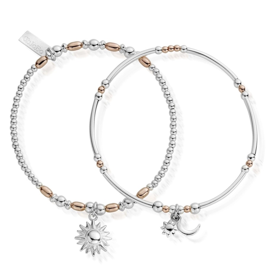 ChloBo Chlobo Dusk To Dawn Bracelet Set - Two Tone Hot