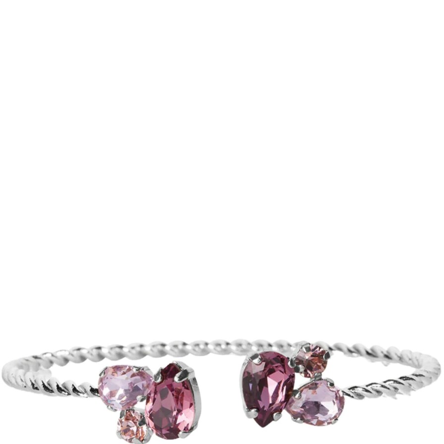 Caroline Svedbom Caroline Svedbom Silver Alisia Bangle - Violet Combo Online