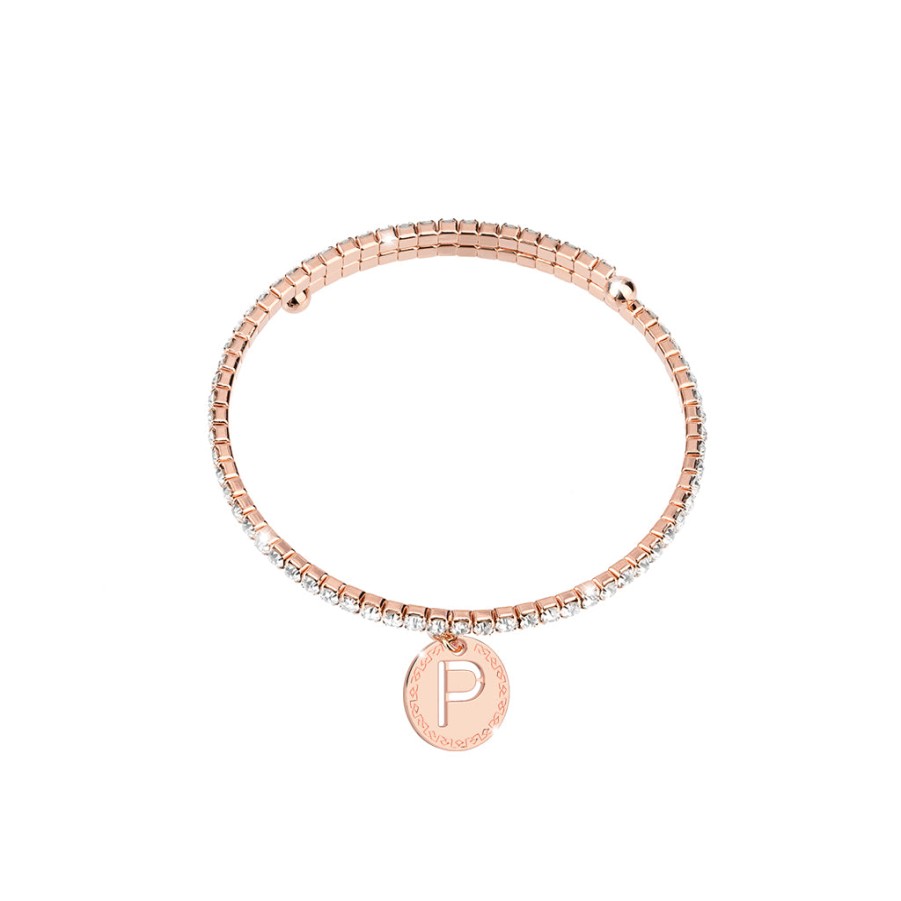 Rebecca My World Rebecca My World Rose Gold Glam Bangle - P Best