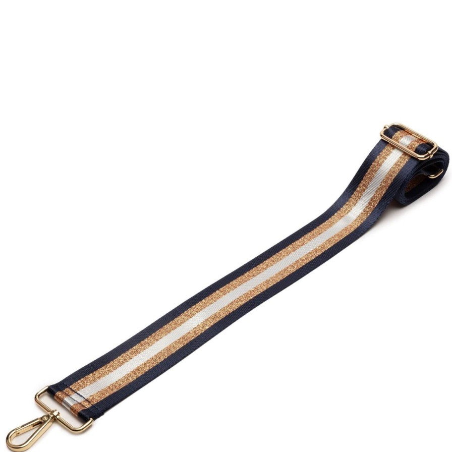 Elie Beaumont Elie Beaumont Bag Strap - Navy Copper Stripe Best