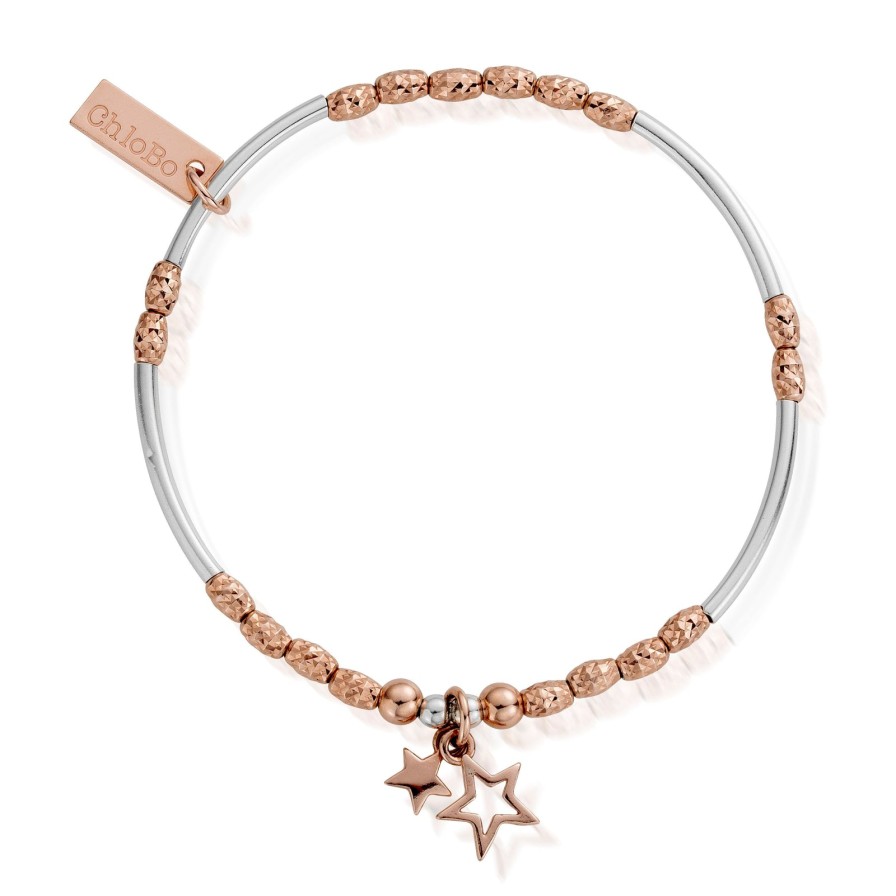 ChloBo Chlobo Double Star Bracelet - Two Tone Online