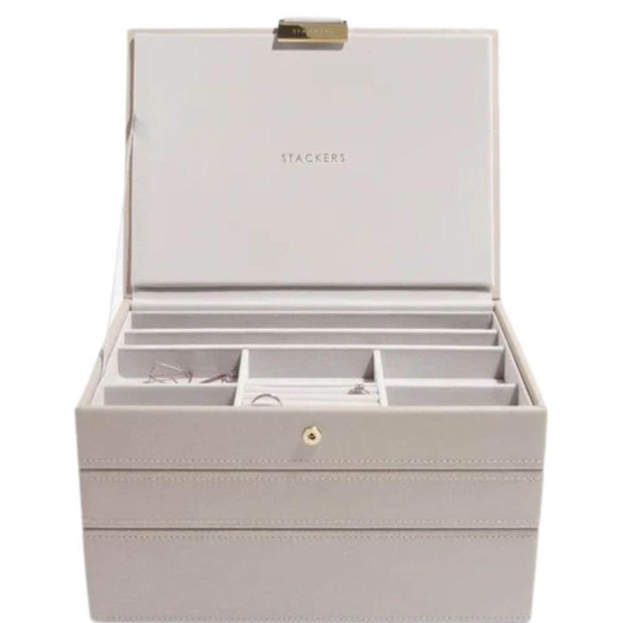 Stackers Stackers Classic Jewellery Box (Set) - Taupe New