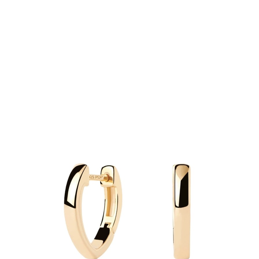 PDPAOLA Pdpaola Duke Gold Hoop Earrings Hot