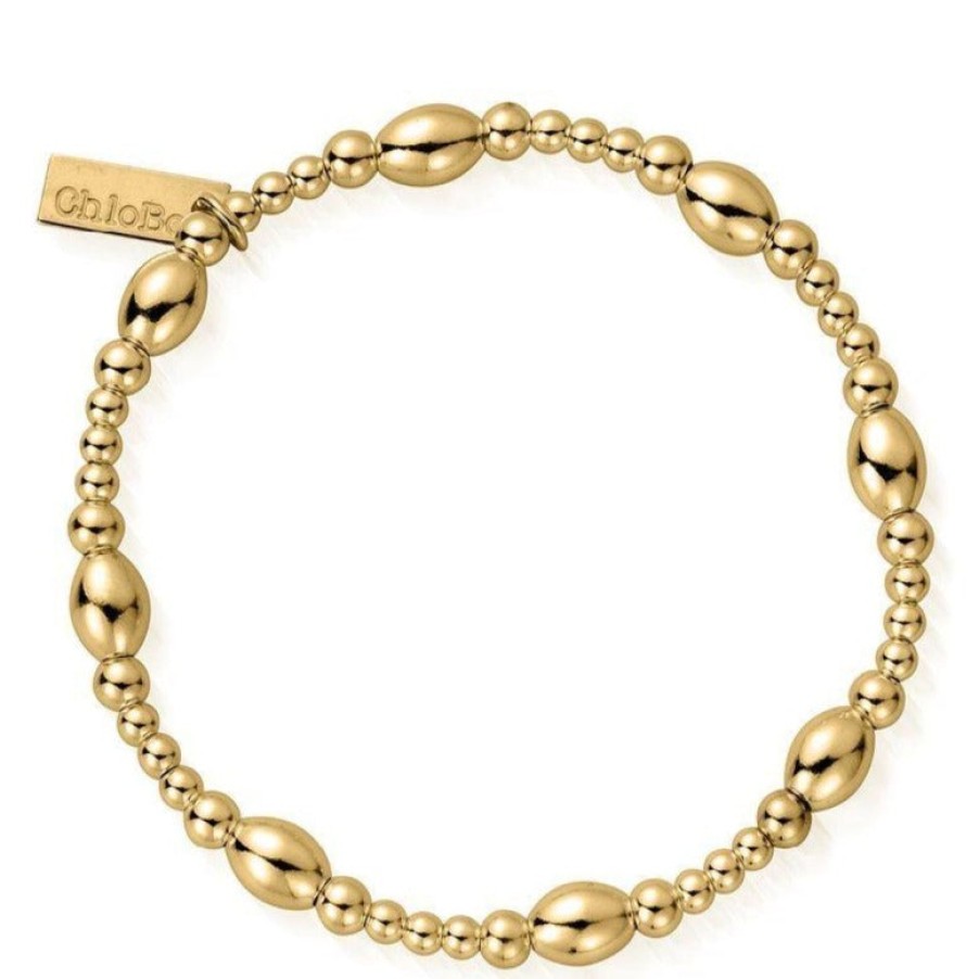 ChloBo Chlobo Cute Oval Bracelet - Gold New