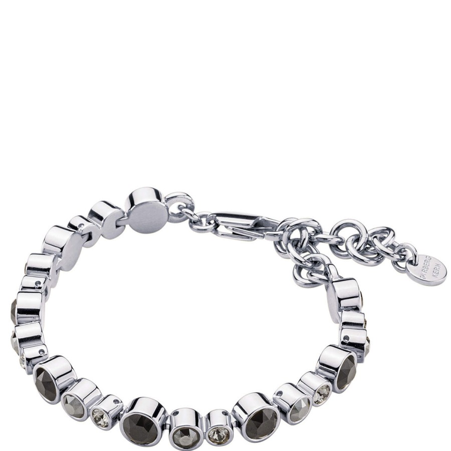 Dyrberg Kern Dyrberg Kern Teresia Silver Bracelet - Black/Grey Hot