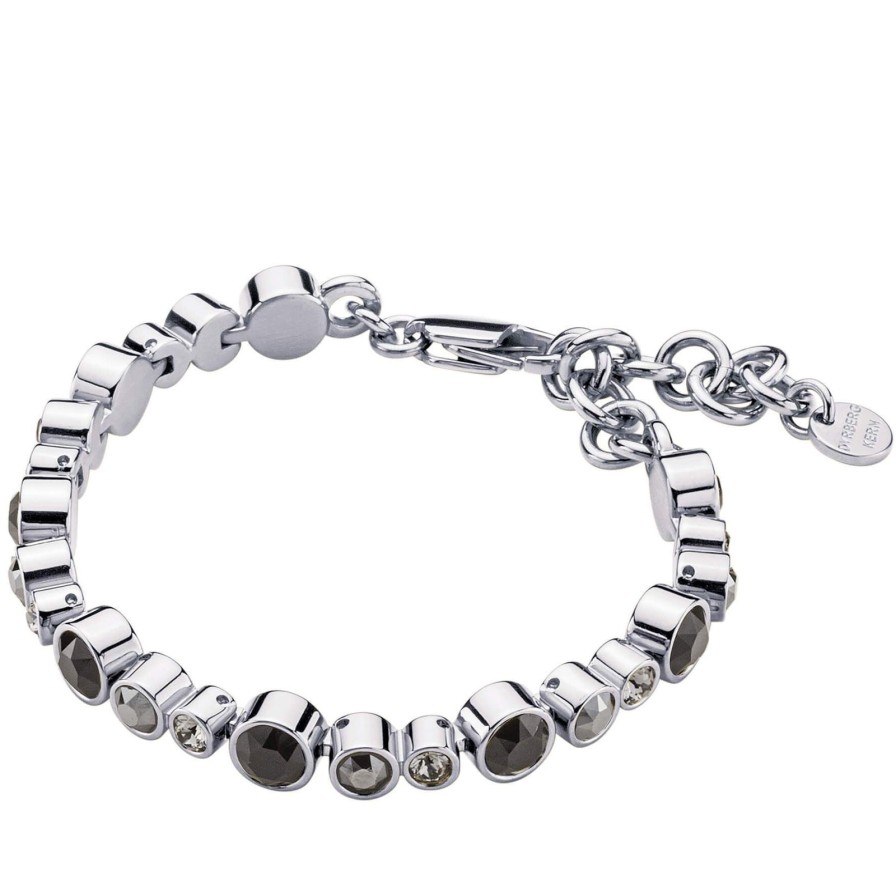 Dyrberg Kern Dyrberg Kern Teresia Silver Bracelet - Black/Grey Hot