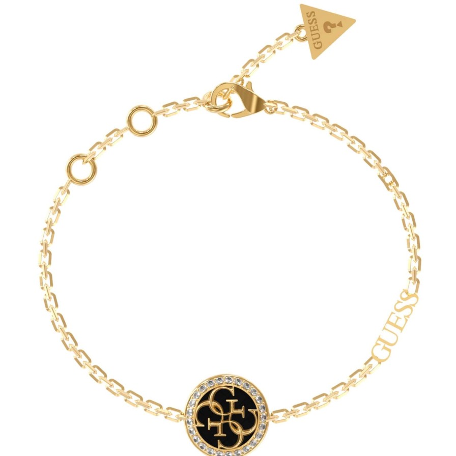 Guess Guess Life In 4G Logo Gold Bracelet Online