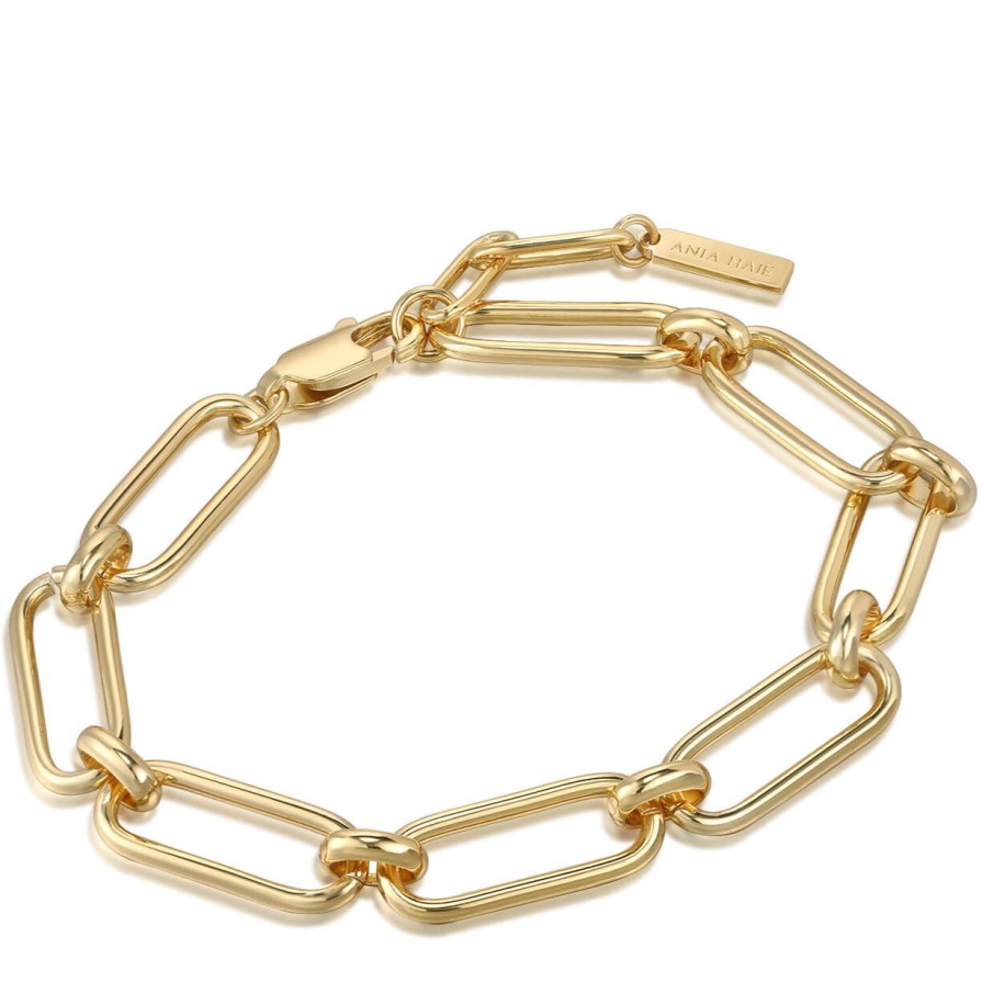 Ania Haie Ania Haie Paperclip Chain Gold Bracelet Clearance