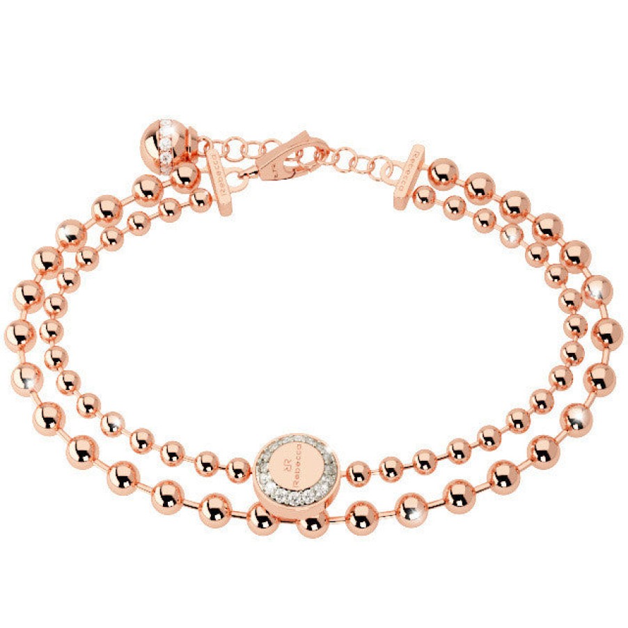 Rebecca Rebecca Rose Gold Double Bracelet Best