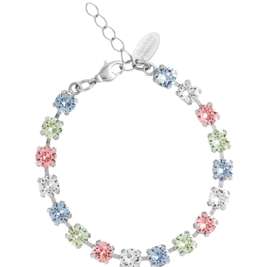 Caroline Svedbom Caroline Svedbom Silver Nicola Bracelet - Floral Combo Hot