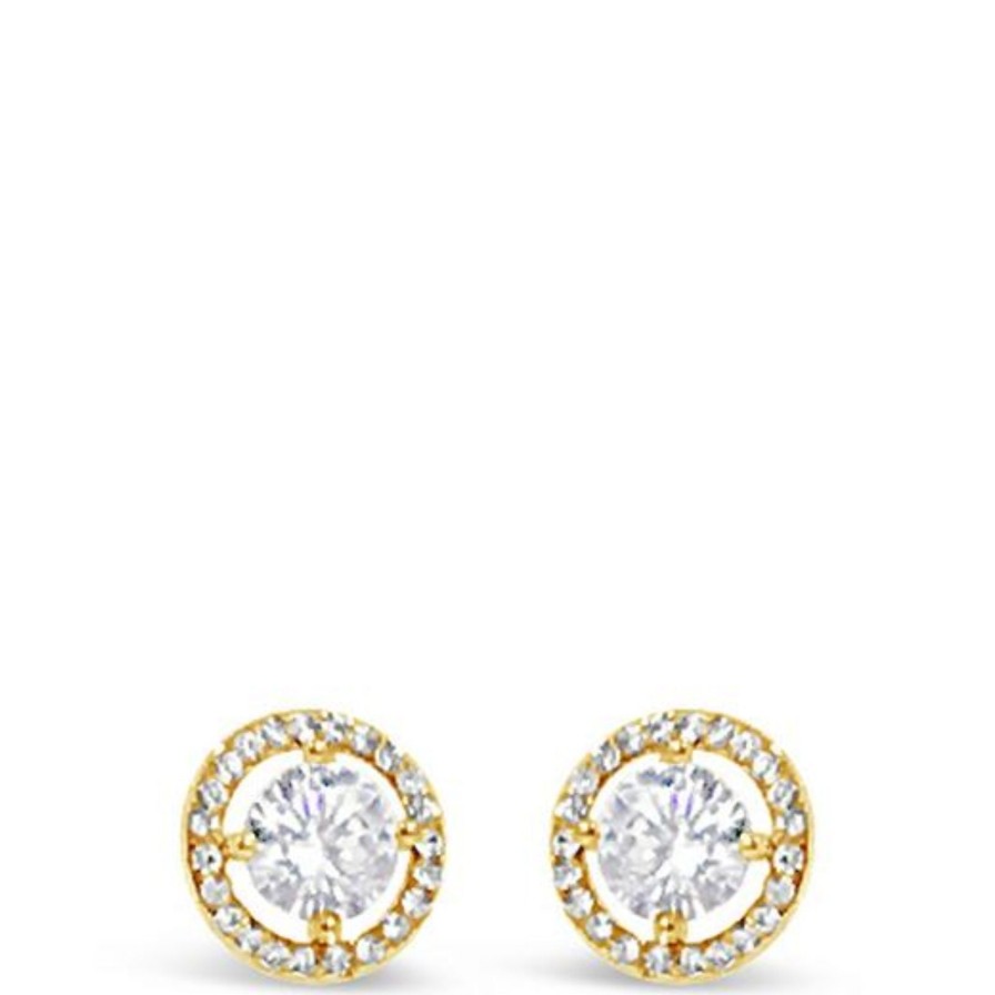 Absolute Absolute Gold Circle Stud Earrings Online