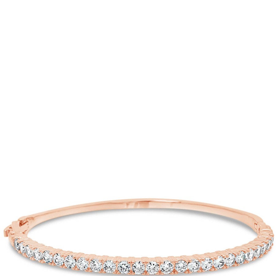 Absolute Absolute Rose Gold Fine Bangle Wholesale