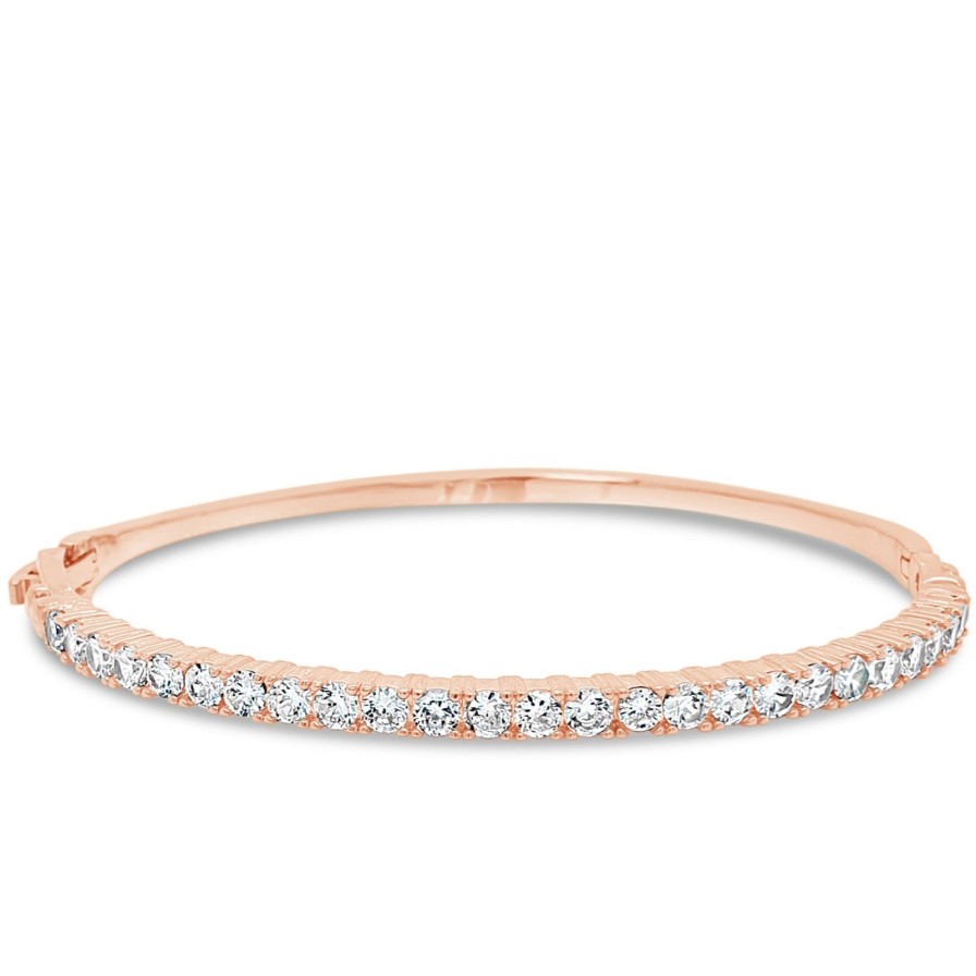 Absolute Absolute Rose Gold Fine Bangle Wholesale