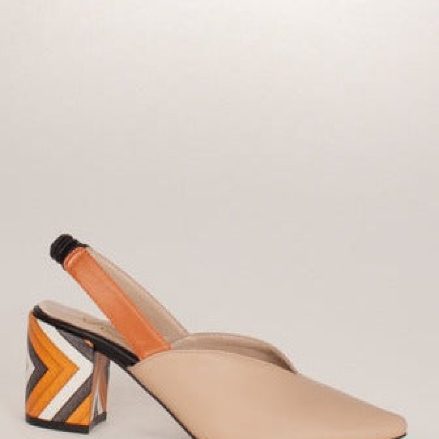 Kate Appleby Kate Appleby Corwen Nude Sling Back Shoes Wholesale