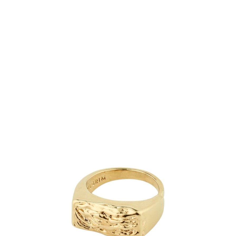 Pilgrim Pilgrim Star Gold Chunky Ring Best