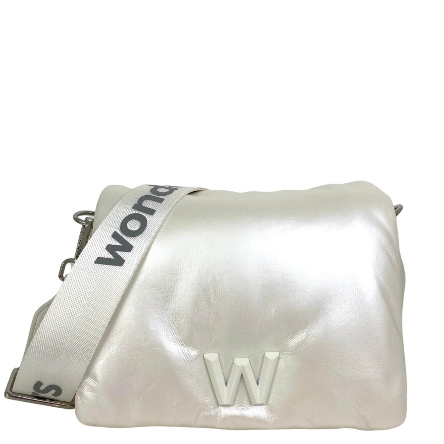 Wonders Wonders Off White Padded Crossbody Bag Hot