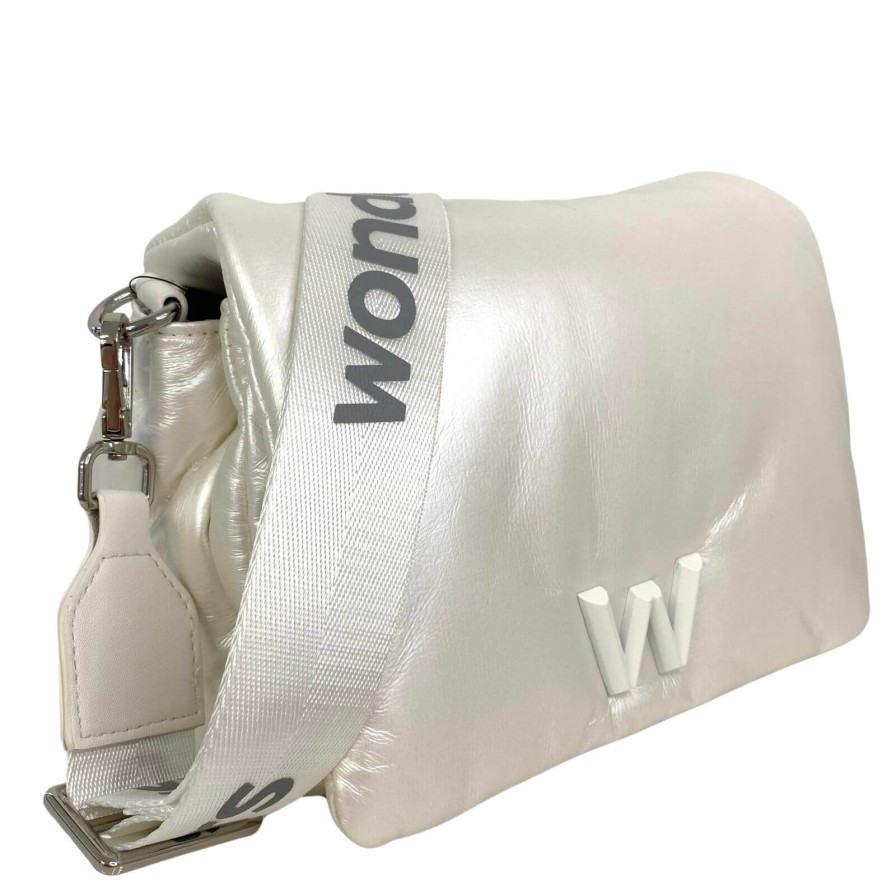 Wonders Wonders Off White Padded Crossbody Bag Hot