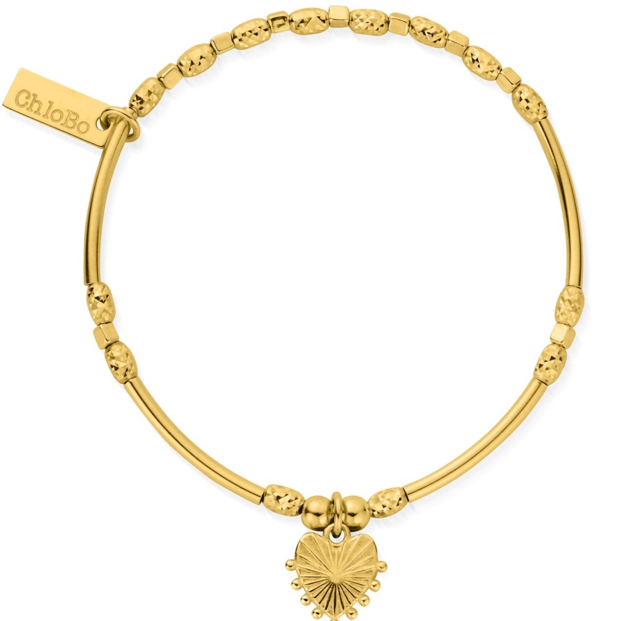 ChloBo Chlobo Glowing Beauty Bracelet - Gold New