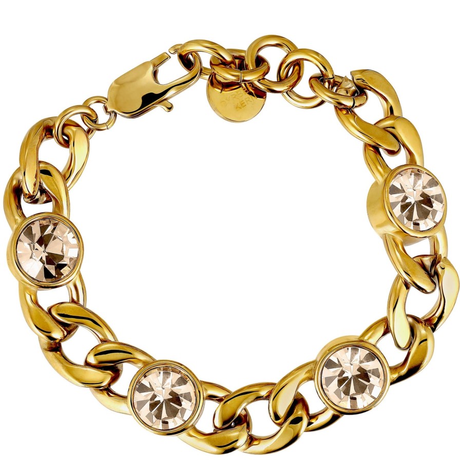 Dyrberg Kern Dyrberg Kern Ariane Gold Curb Chain Bracelet - Golden New