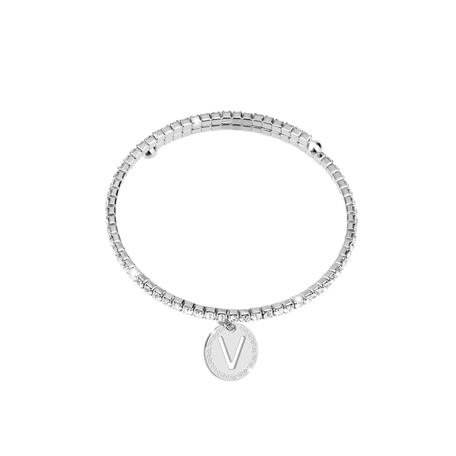 Rebecca My World Rebecca My World Silver Glam Bangle- V Online